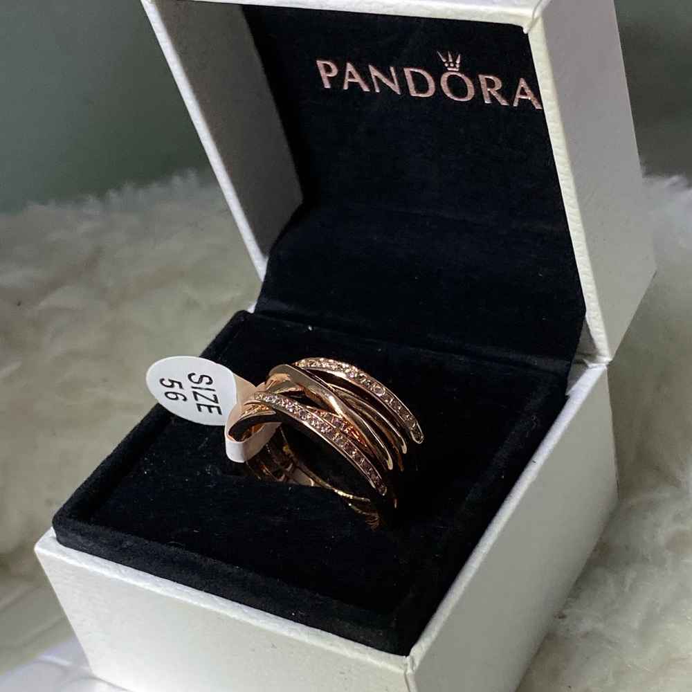 Authentic pandora ring new in box rose gold 🥰😍🚨 - Picture 3 of 5